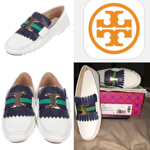 Tory Burch Shoes - Tory Burch Gemini link driver -calf leather